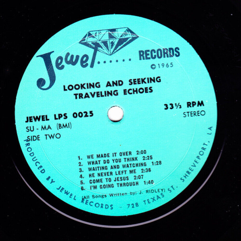 Traveling Echoes Looking and Seeking LP label for Side 2